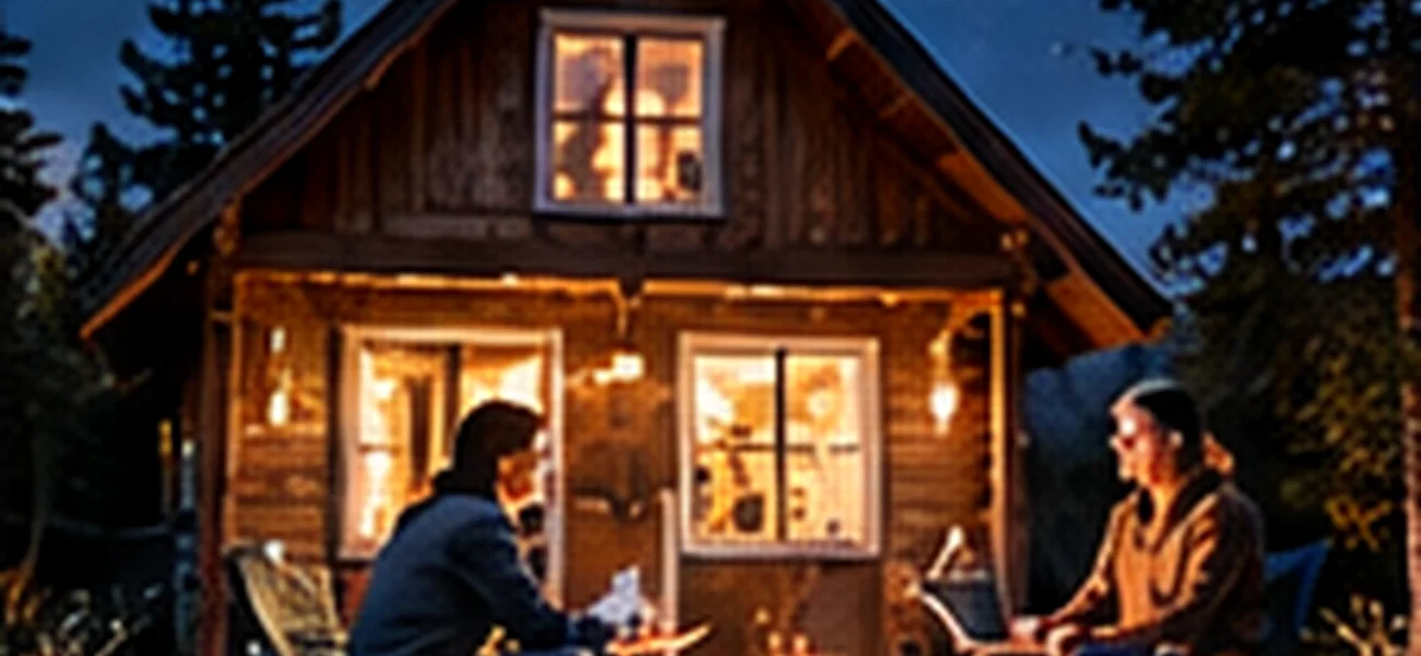 AI-generated illustrative lifestyle scene for Best Portable Solar Generators for Emergency and Outdoor Power; not a photograph of the 2500X or a real customer
